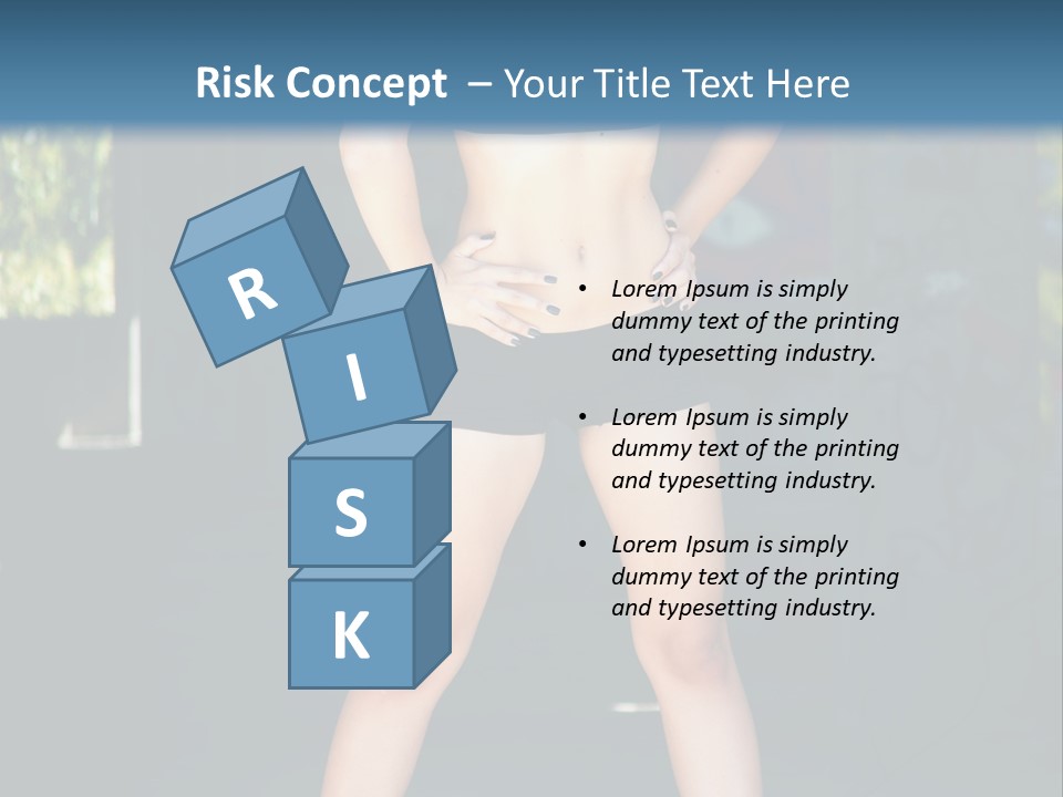 Fresh Women Relaxation PowerPoint Template