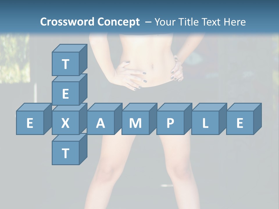 Fresh Women Relaxation PowerPoint Template