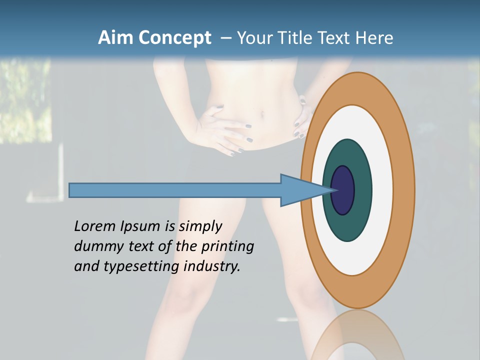 Fresh Women Relaxation PowerPoint Template