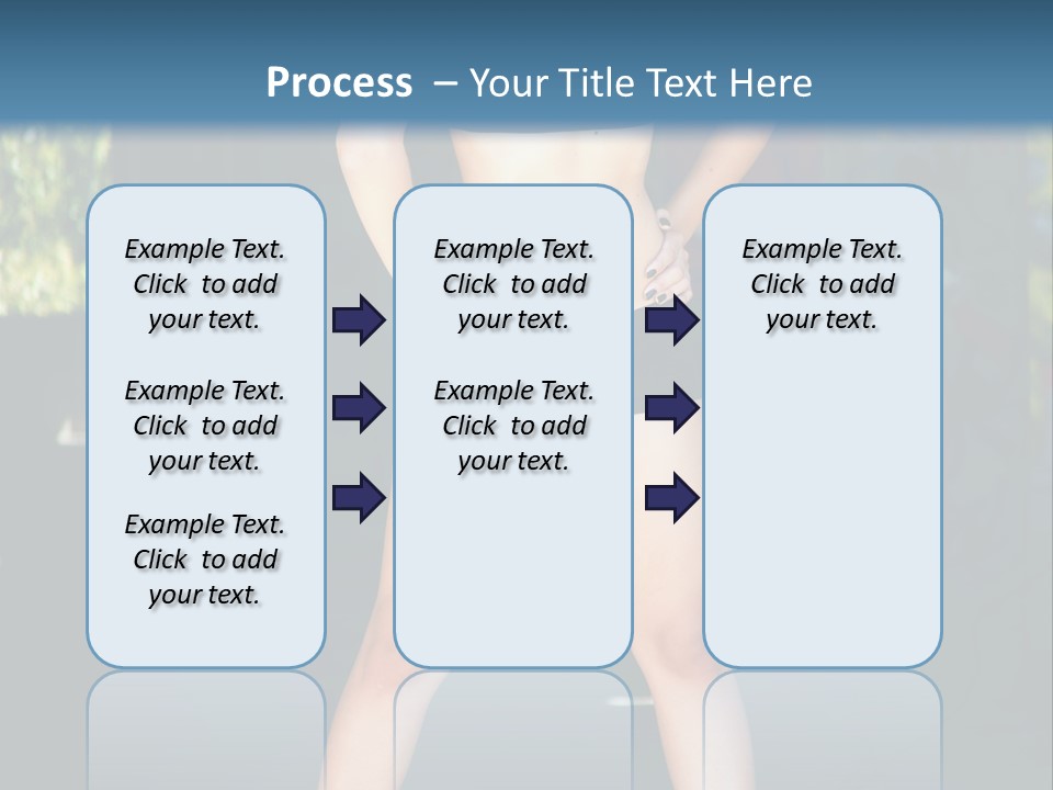 Fresh Women Relaxation PowerPoint Template