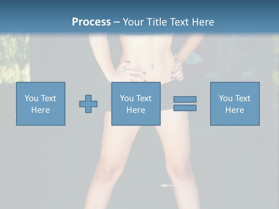Fresh Women Relaxation PowerPoint Template
