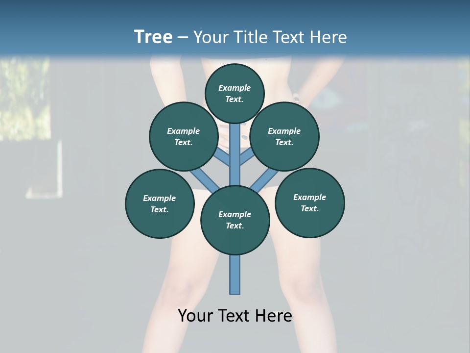 Fresh Women Relaxation PowerPoint Template