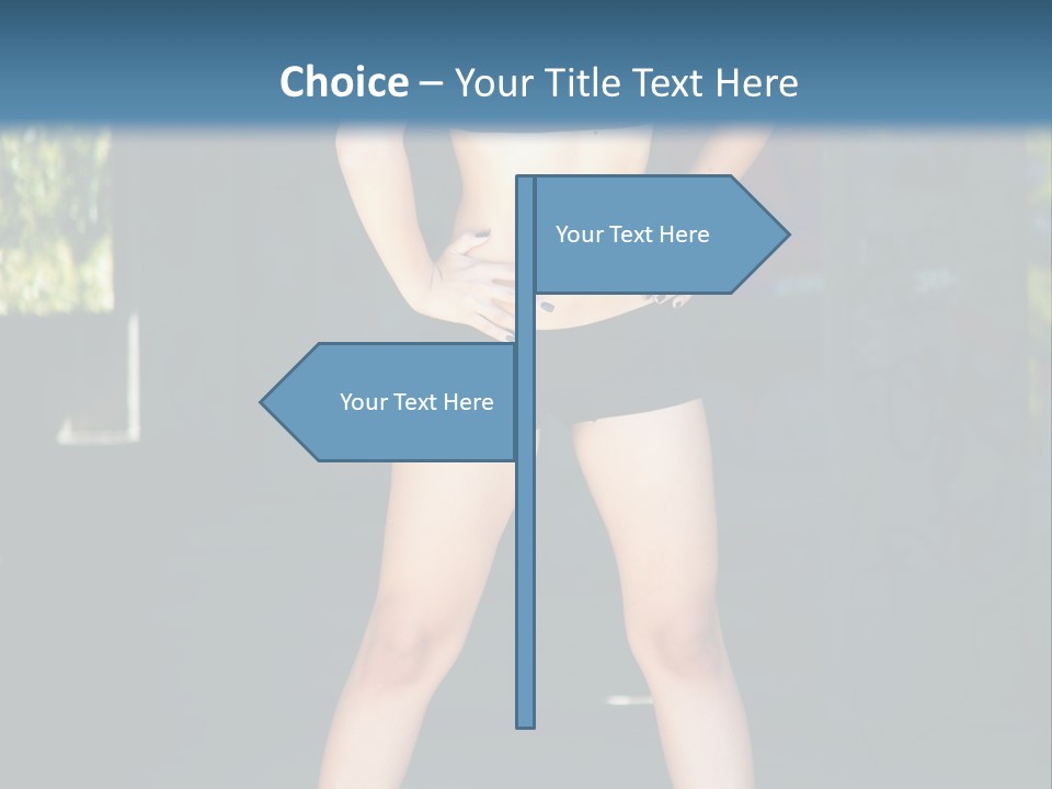 Fresh Women Relaxation PowerPoint Template
