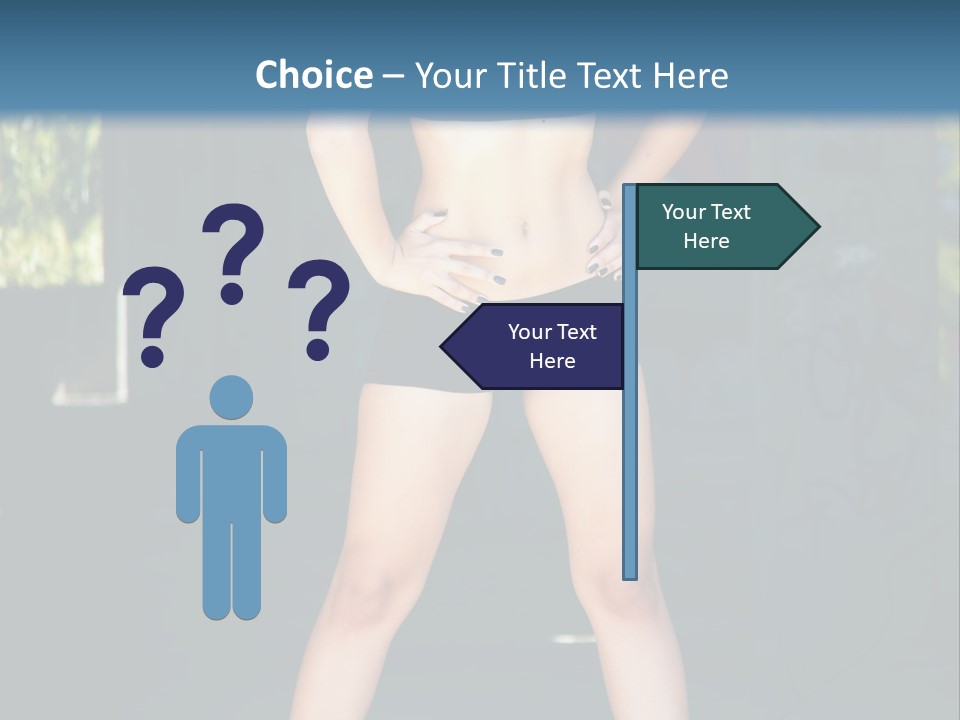 Fresh Women Relaxation PowerPoint Template