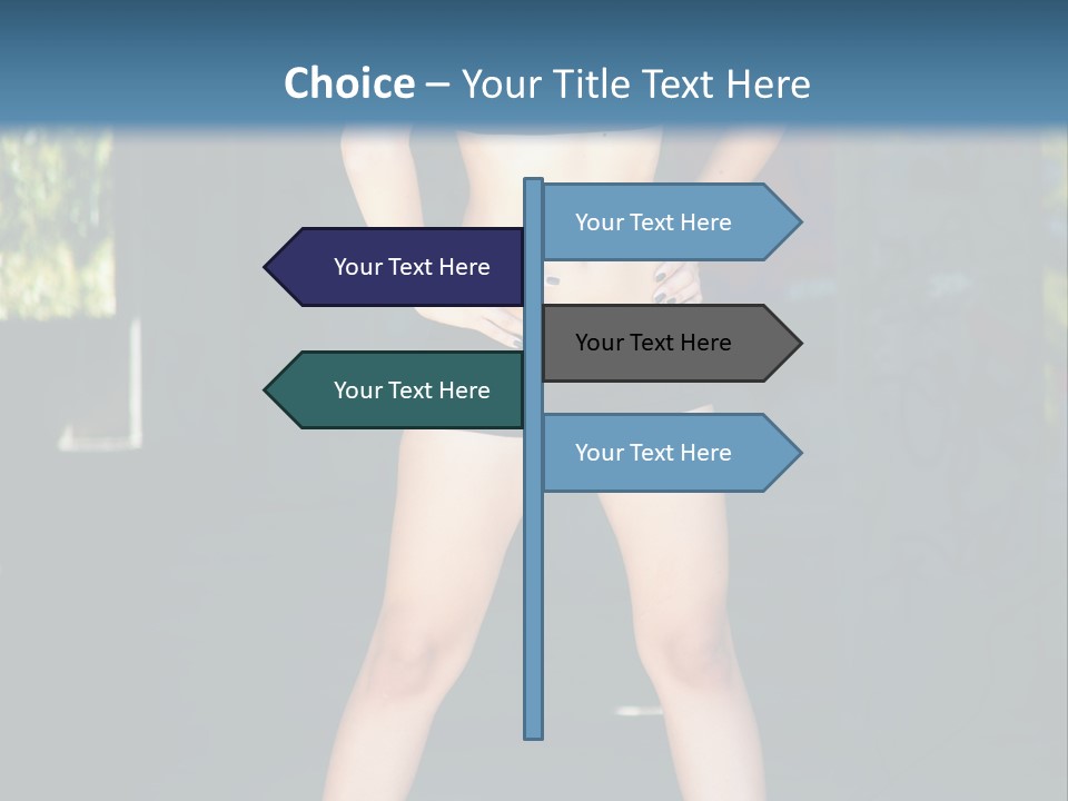 Fresh Women Relaxation PowerPoint Template
