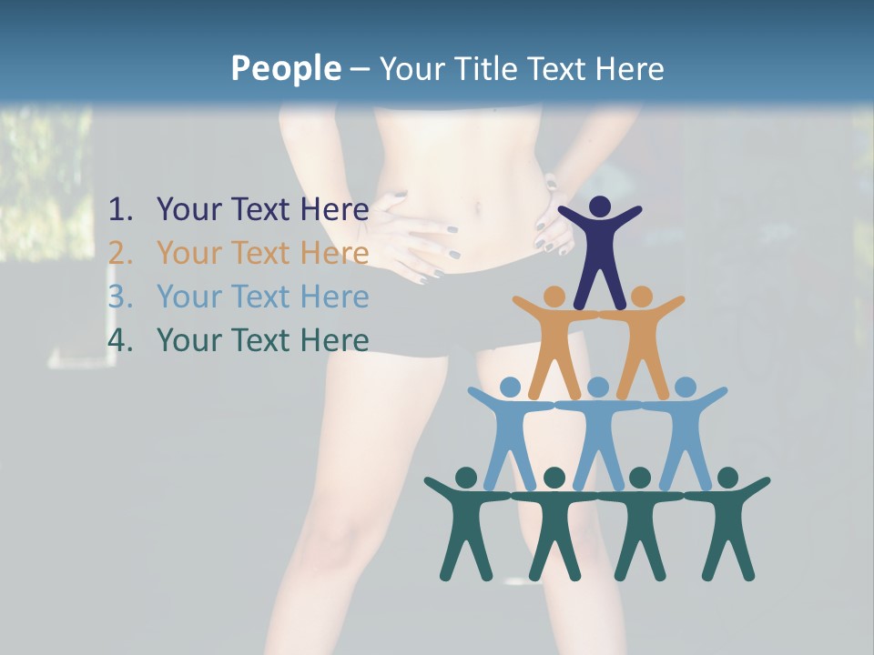 Fresh Women Relaxation PowerPoint Template