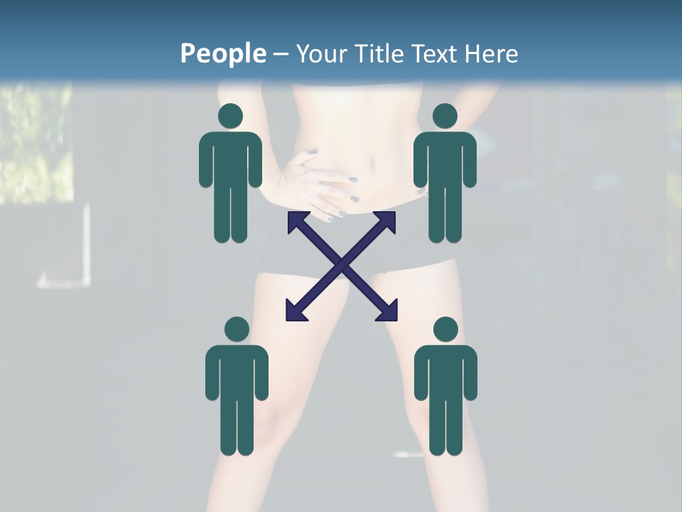 Fresh Women Relaxation PowerPoint Template