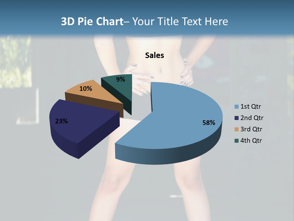Fresh Women Relaxation PowerPoint Template