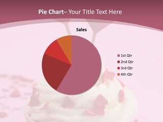 Heart Frosting Color PowerPoint Template