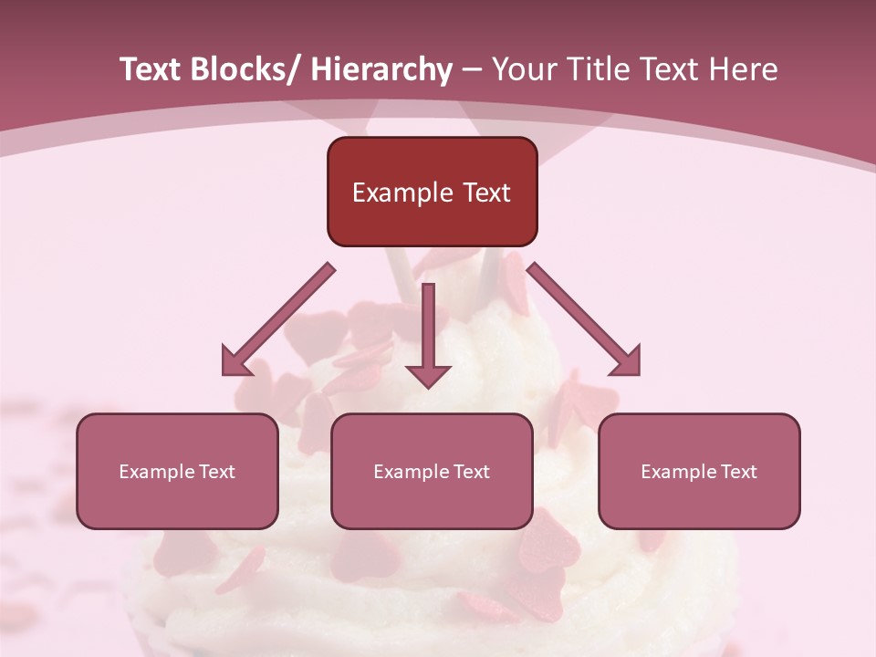 Heart Frosting Color PowerPoint Template