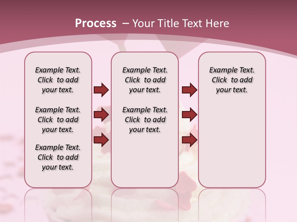 Heart Frosting Color PowerPoint Template