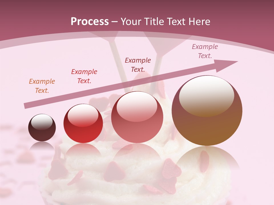 Heart Frosting Color PowerPoint Template