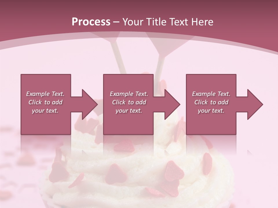 Heart Frosting Color PowerPoint Template