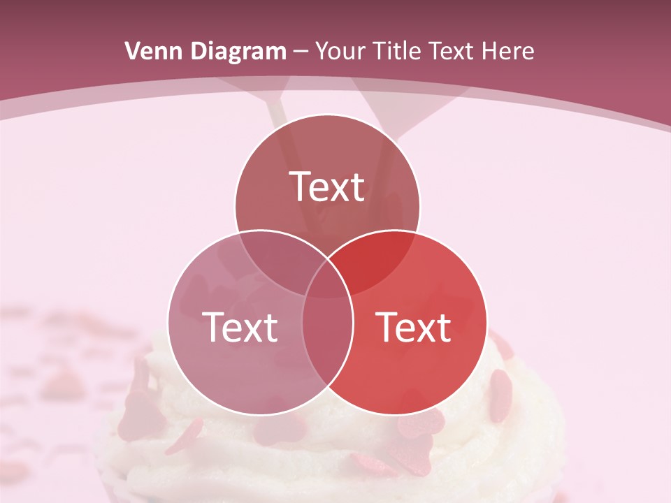 Heart Frosting Color PowerPoint Template