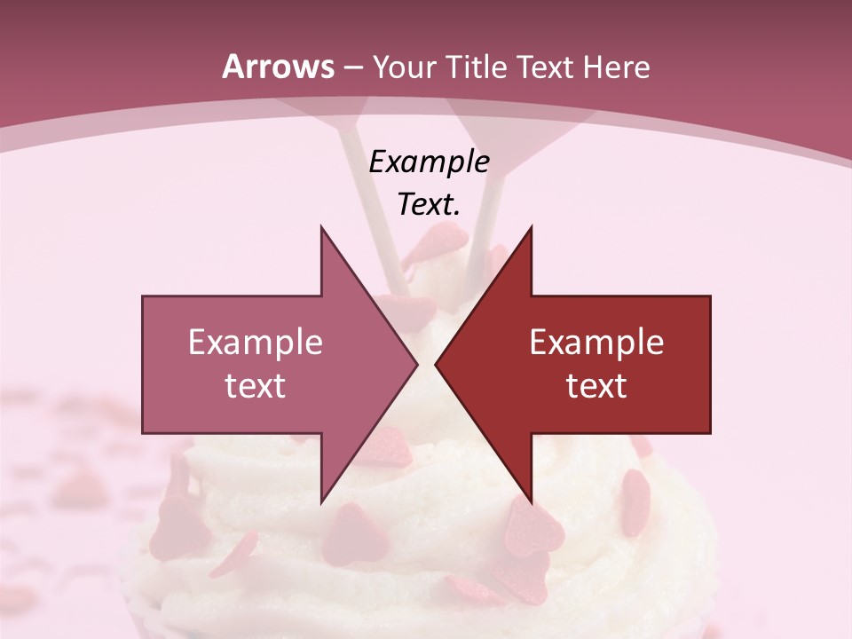 Heart Frosting Color PowerPoint Template