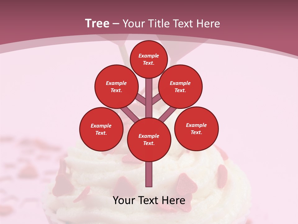 Heart Frosting Color PowerPoint Template