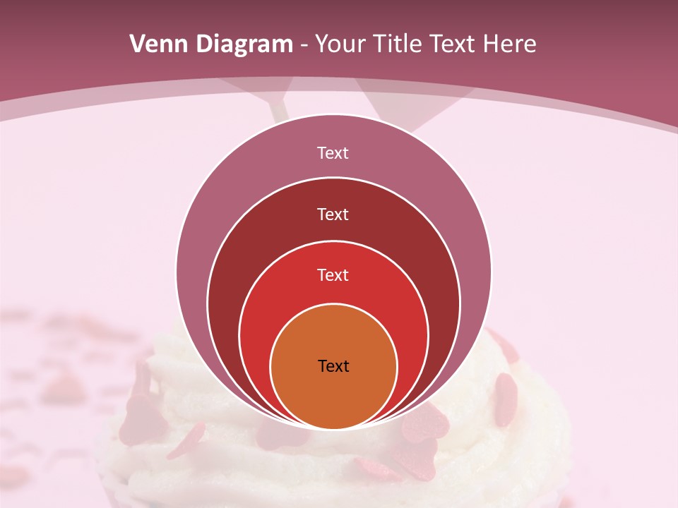 Heart Frosting Color PowerPoint Template