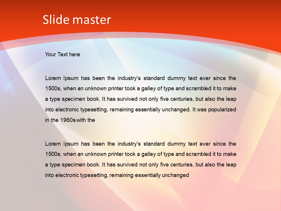 Card Background Shape PowerPoint Template