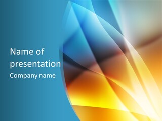 Web Cover Decorative PowerPoint Template