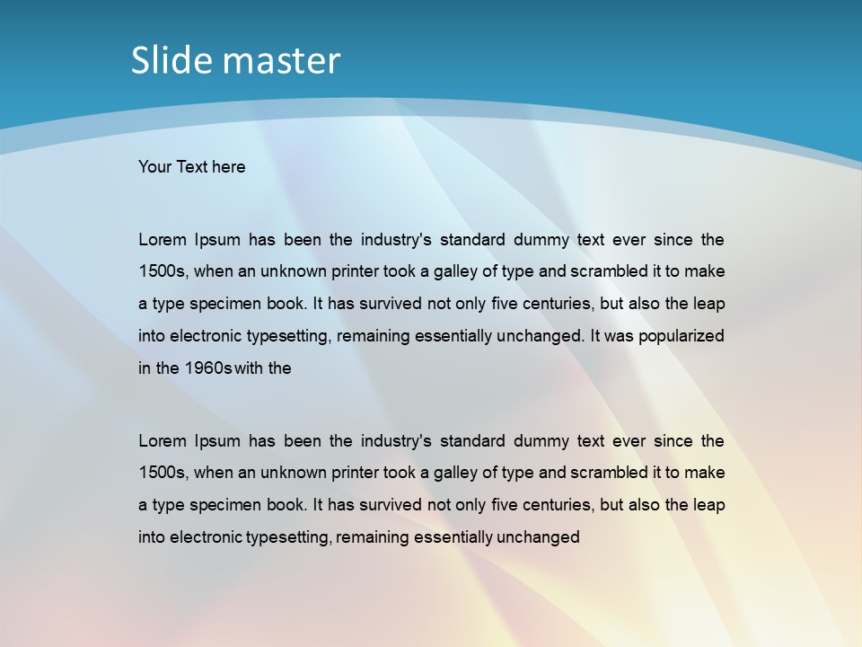 Web Cover Decorative PowerPoint Template