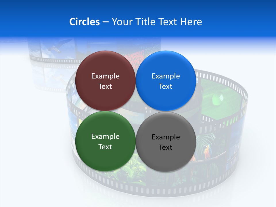 Photography Video Isolated PowerPoint Template