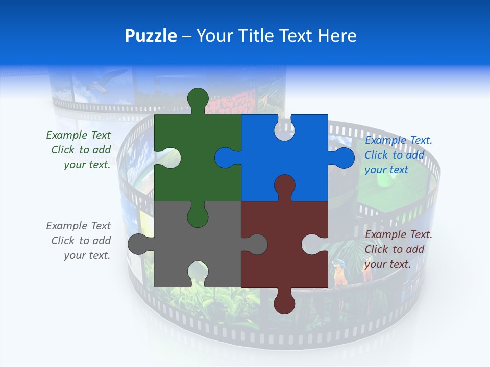 Photography Video Isolated PowerPoint Template