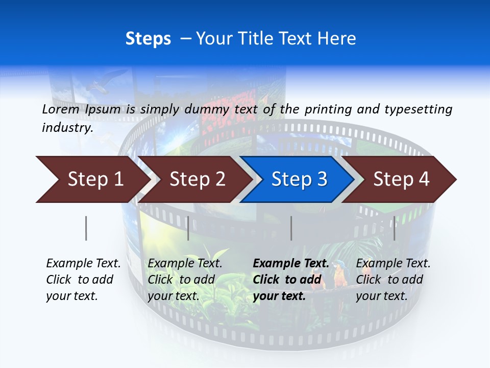 Photography Video Isolated PowerPoint Template