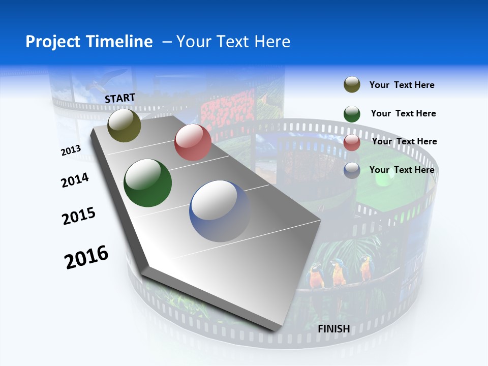 Photography Video Isolated PowerPoint Template