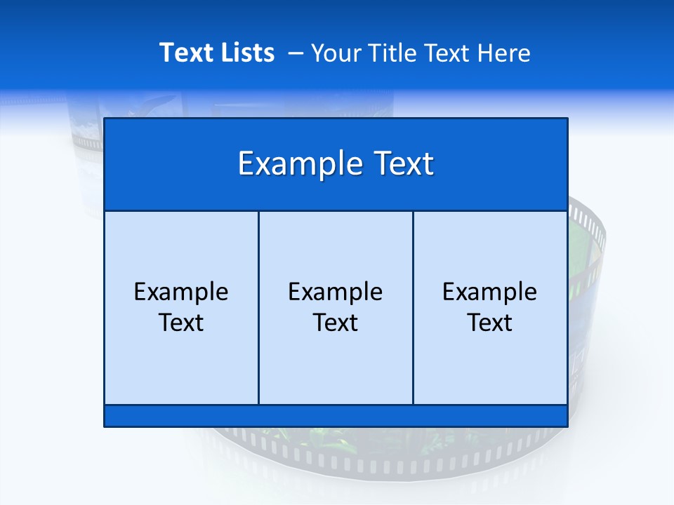 Photography Video Isolated PowerPoint Template