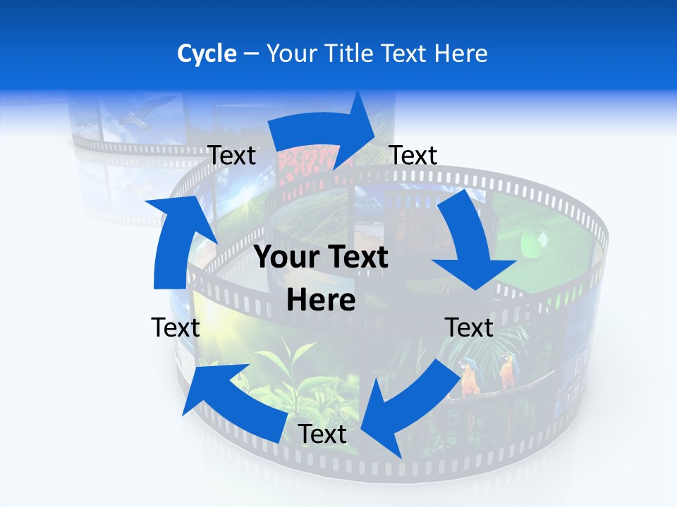 Photography Video Isolated PowerPoint Template