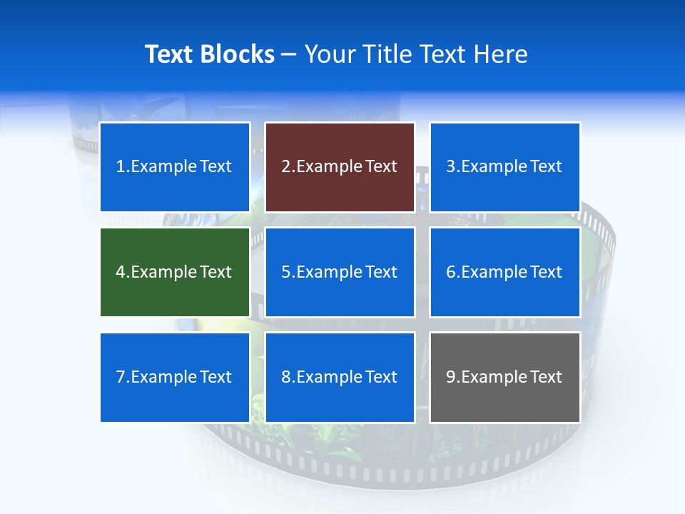 Photography Video Isolated PowerPoint Template
