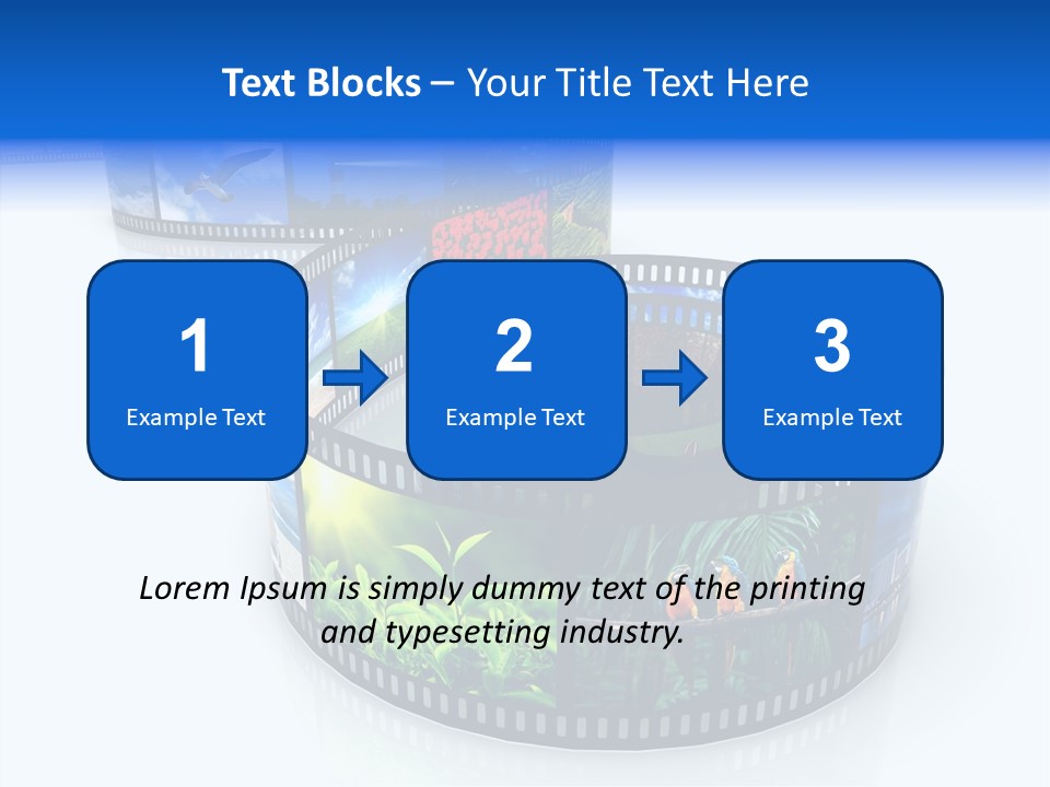 Photography Video Isolated PowerPoint Template