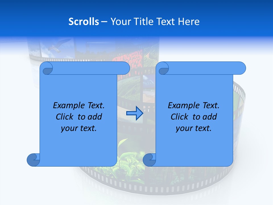 Photography Video Isolated PowerPoint Template