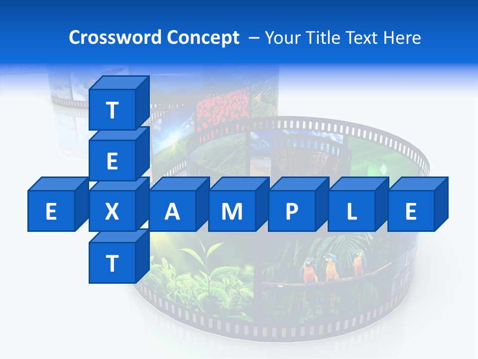 Photography Video Isolated PowerPoint Template