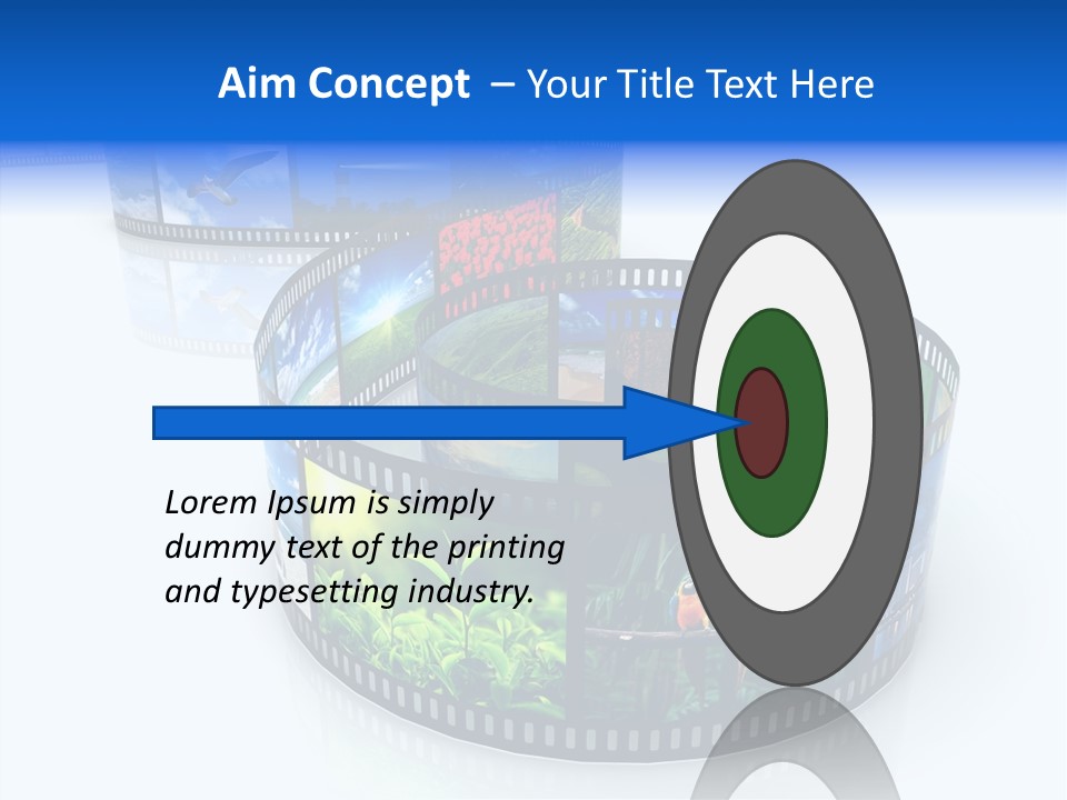 Photography Video Isolated PowerPoint Template