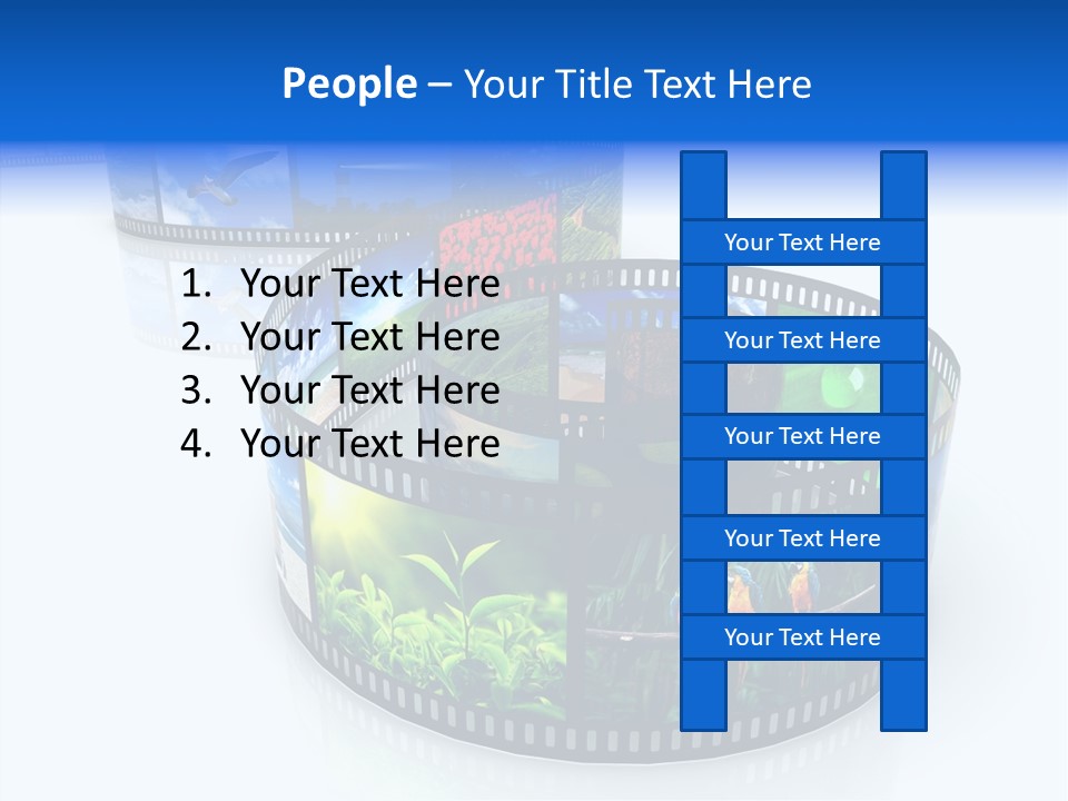 Photography Video Isolated PowerPoint Template