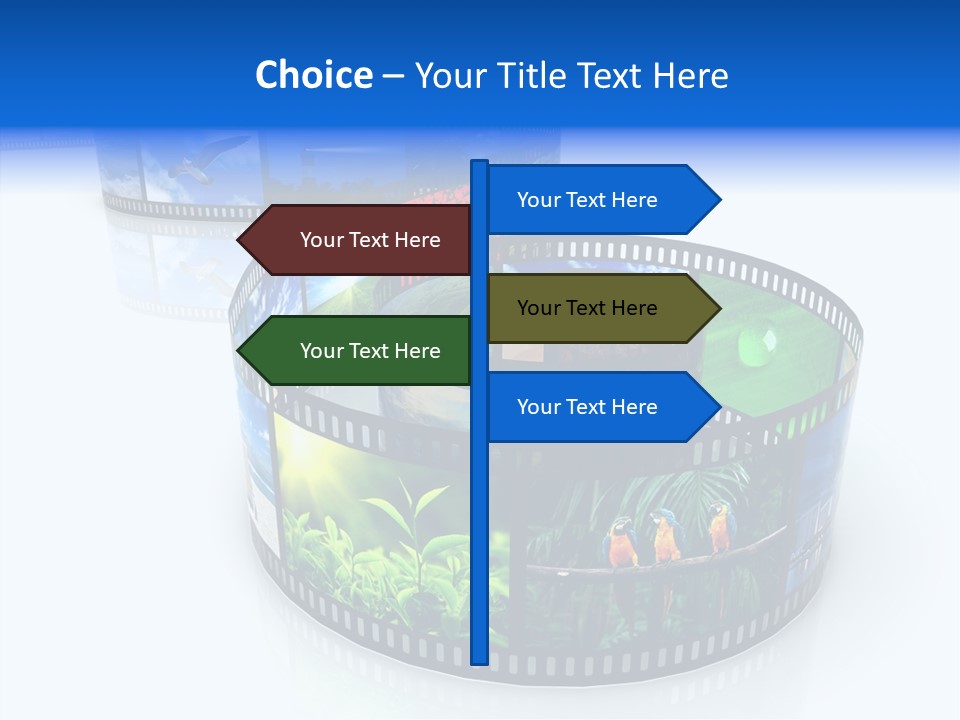 Photography Video Isolated PowerPoint Template