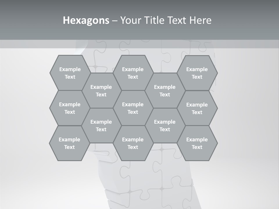 Focus Analyzing Head PowerPoint Template