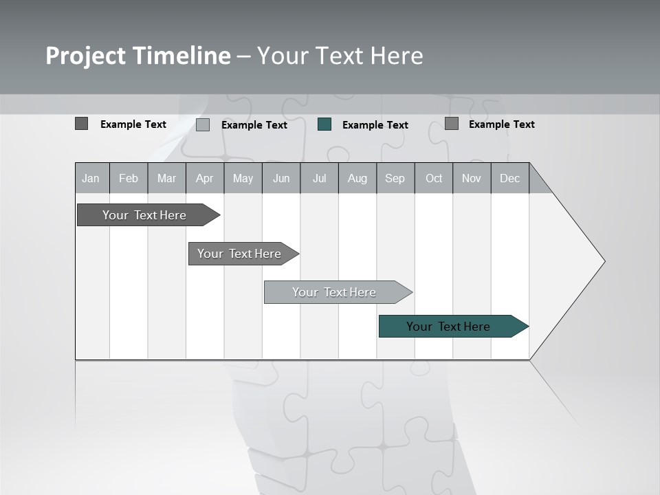 Focus Analyzing Head PowerPoint Template