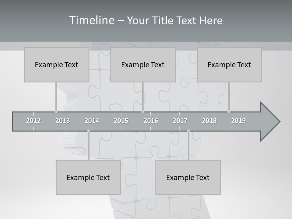 Focus Analyzing Head PowerPoint Template