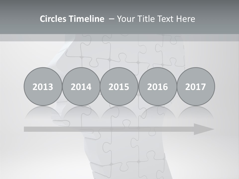Focus Analyzing Head PowerPoint Template