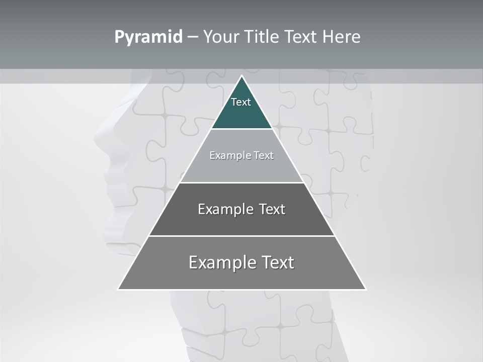 Focus Analyzing Head PowerPoint Template