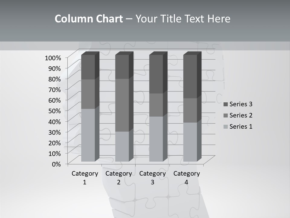 Focus Analyzing Head PowerPoint Template