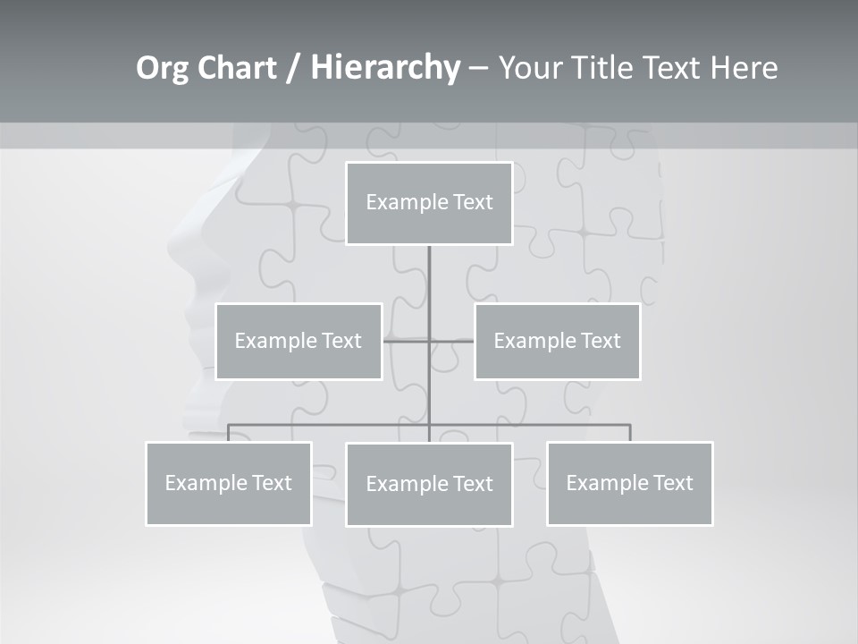 Focus Analyzing Head PowerPoint Template