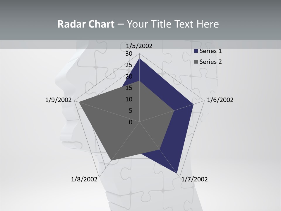Focus Analyzing Head PowerPoint Template