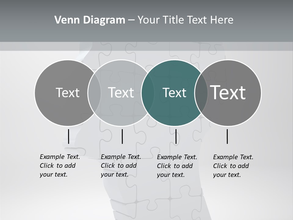 Focus Analyzing Head PowerPoint Template