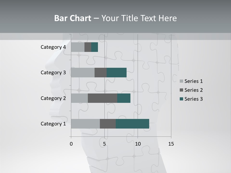 Focus Analyzing Head PowerPoint Template