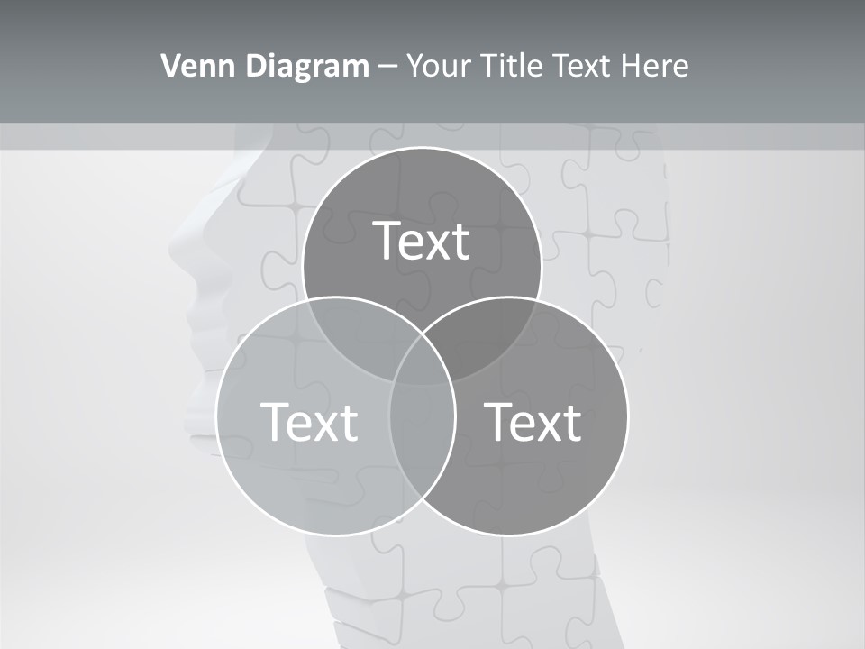 Focus Analyzing Head PowerPoint Template