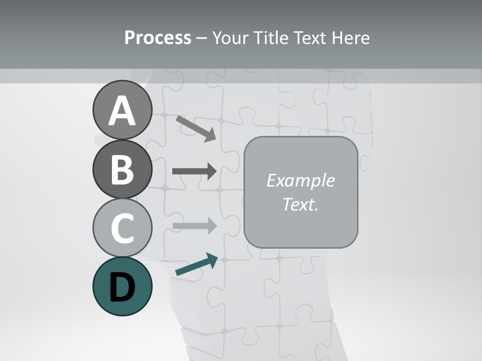 Focus Analyzing Head PowerPoint Template