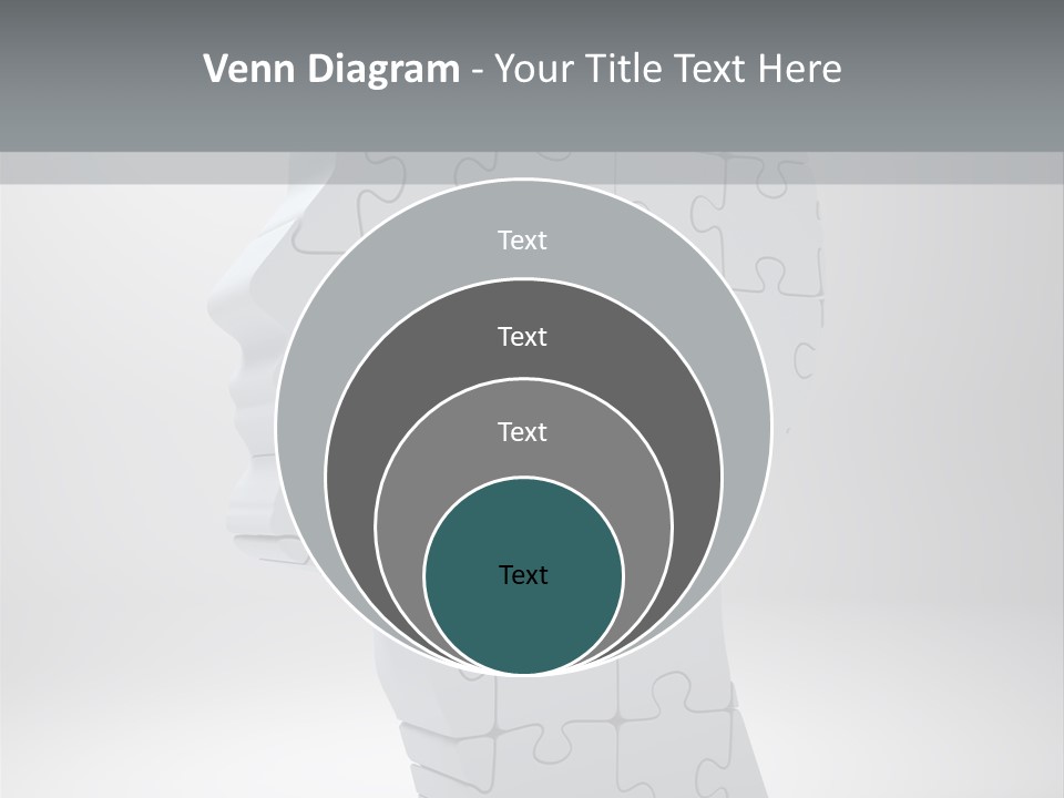Focus Analyzing Head PowerPoint Template